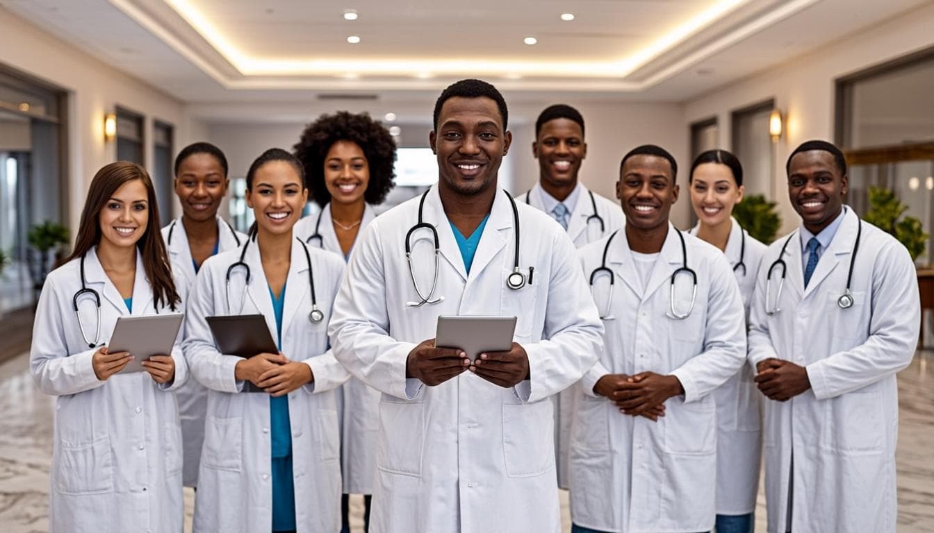 Équipe médicale du CHU Walii